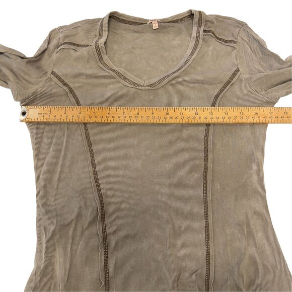 REBA long tunic flared asymmetrical hem top stitching ladies medium - Picture 5 of 13